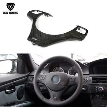 

For BMW E90 E92 E93 M3 Carbon Steering Wheel Trim Cover 2008 2009 2010 2012 2013 Carbon Fiber Steering Wheel Trim Replace Style