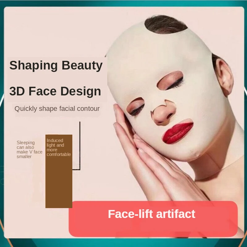 

Sleeping Mask Bandage Lifting And Tightening The Skin Double Chin V-Shaped Artifact Improving Nasolabial Lines Beauty Tool