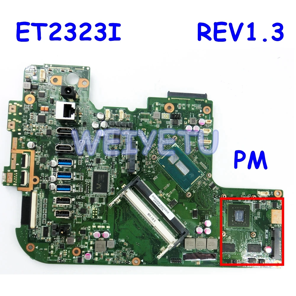 ET2323I I5 / I7 CPU All-in-one motherboard For ASUS Laptop E2323I REV1.3 N15S-GT-S-A2 Mainboard 100% test OK | Компьютеры и офис