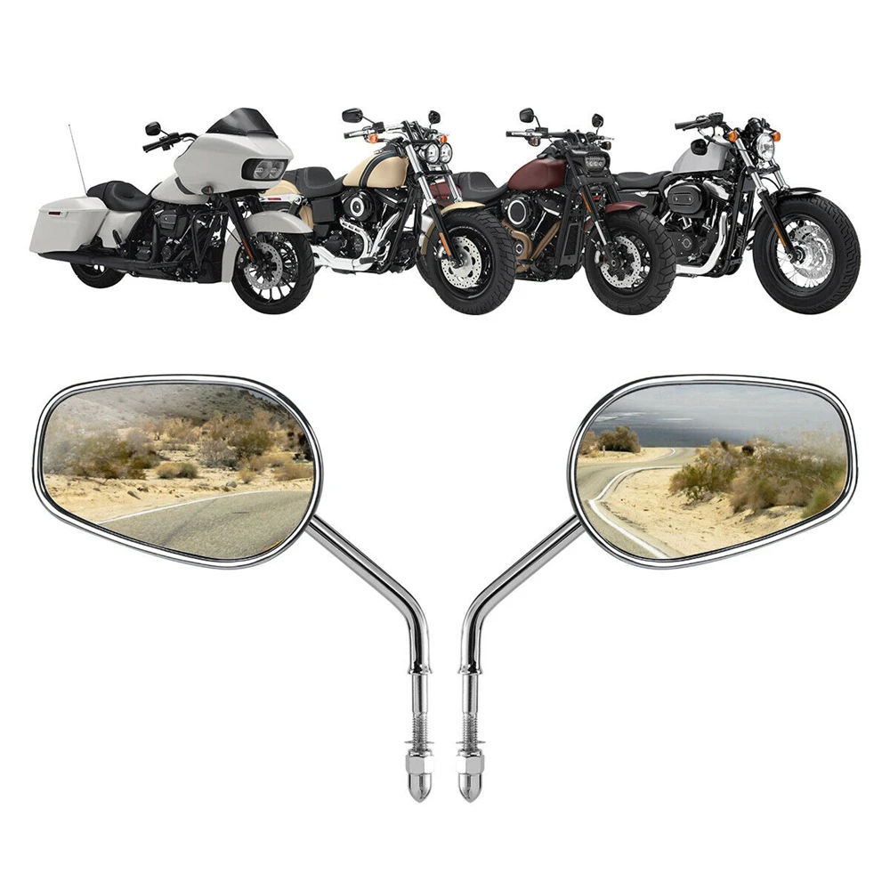 Afetermarket Бесплатная доставка мотоциклетного зеркала для моделей Harley Davidson 1982-позже