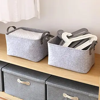 

Portable Felt Thicken Baby Diaper Toys Clothes Storage Bag Basket Organizer New Mummy bag