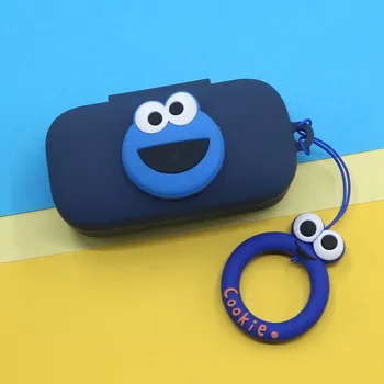 

Cute Earphone Case for QCY T5 T5s Silicone Protective Case Wireless Bluetooth Earphone Portable Headset Cover With Hook