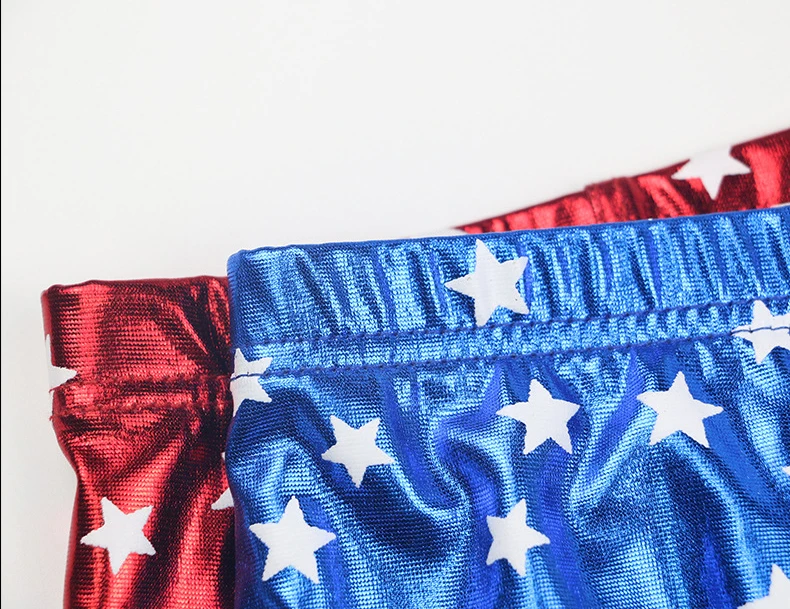 Underwear Men Sexy Faux Leather Fashion Boxers Man Panties Brand Tight Pouch Print Boxer shorts Gay Underwear Printed Red Blue