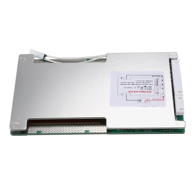 20S 60V 100A LiFePo4 плата защиты батареи BMS PCB с балансом для мотоцикла E-Bike скутера
