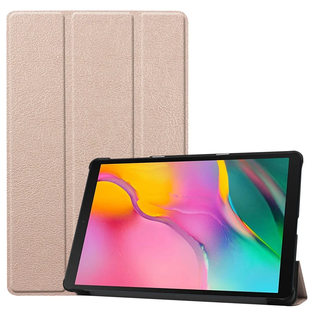 Высококачественный кожаный смарт-чехол с подставкой для samsung Galaxy Tab A 10,1 SM-T515/SM-T510 откидной Чехол-подставка PU чехол zz5