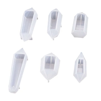 

Crystal Epoxy Mould DIY Jewelry Mould Jewelry Pendant Pendant Jewelry Silicone Pendant Mould DIY Jewelry Resin Mould 6 Pieces