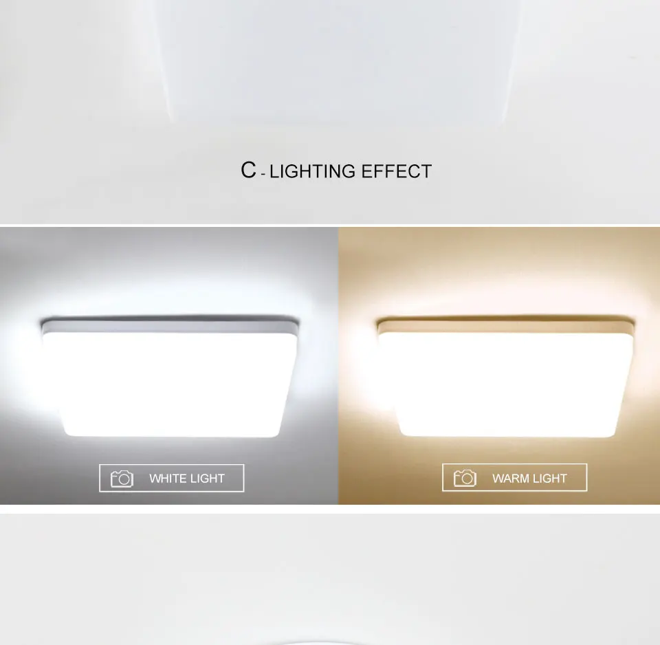 LED Ceiling Light 6W 9W 13W 18W 24W 36W 48W Surface Mounted Panel Lamp AC85-265V Ceiling Lamp For Bedroom Living Room Decor