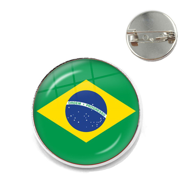 Union,Brazil,Canada,Netherlands,Israel,Syria,Venezuela,United States,Spain National Flag Brooch Collar Pins Jewelry Gift