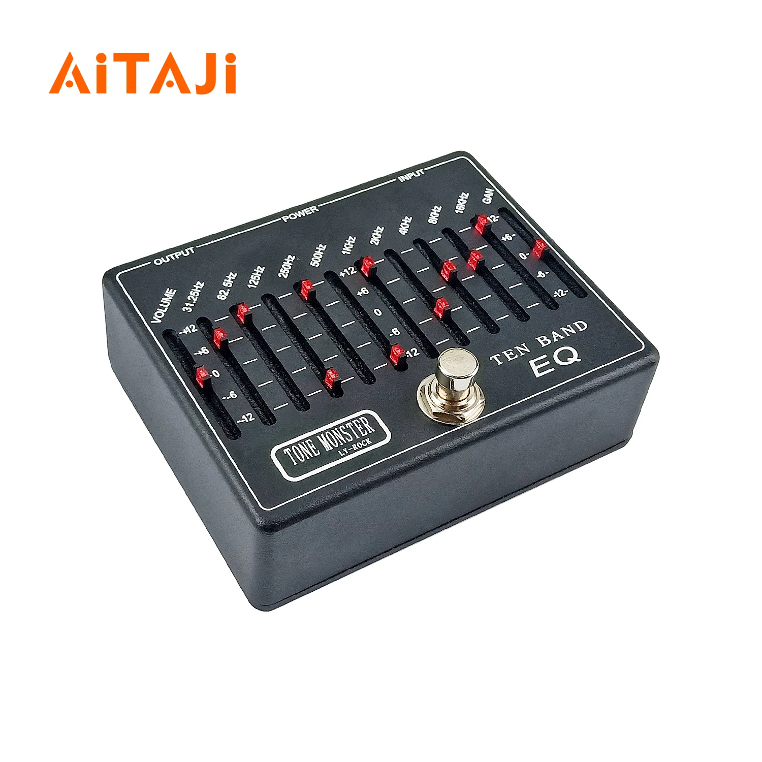 送料込み Aitajiロックペダル10バンドeqイコライザーギターベースエフェクトペダルボックス Mxr用ピアノm 108 Eq平衡エフェクターdc9v1 Pc 発売開始 Signature Johaness Com