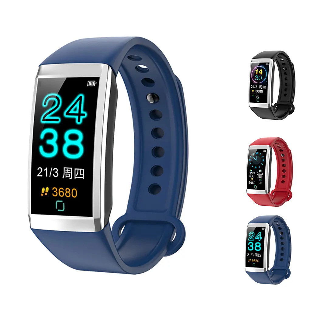 

Heart Rate Watch Bluetooth 4.0 Wristband IP67 Waterproof Blood Pressure Sport Bracelet Message Reminder
