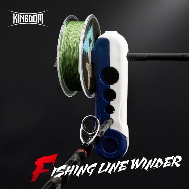 Winder Reel-Spool Spooling-Station-System Kingdom Fishing-Line Spinning-Baitcasting Portable