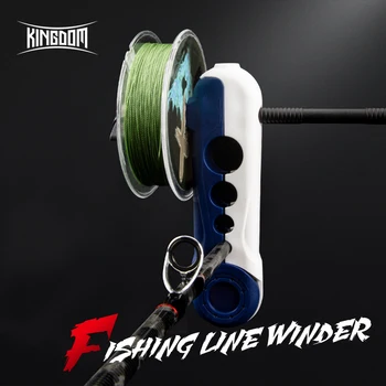 Kingdom Portable Fishing Line Winder Reel Spool Spooler Machine spinning & Baitcasting Reel spool Spooling Station System Fishin piscifun fishing line spooler portable spool line bobbin winder spooler spinning bait cast reel spool fishing reel line winder