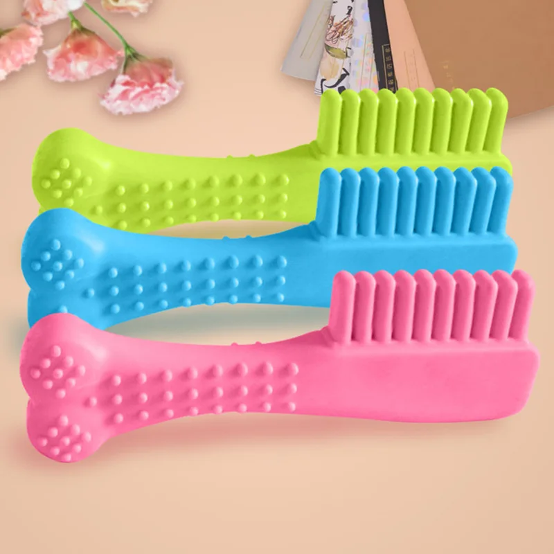 

HK Online Pet Dog ''Comb Shaped'' Rubber Chew Toy -Dog Training, Teething Toy