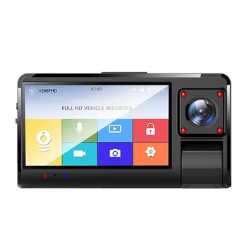 

1080P 2 Lens Full HD Vehicle Mounted DVR Camera 170 Degree Rear View Vehicle Mounted Instrument Panel Camera Automatic Vehicle M