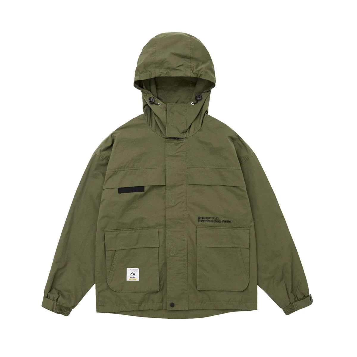 

2019 New Style Japanese-style Popular Brand Coat Men's Autumn Hooded Jacket Men's Loose-Fit Multi-pockets Workwear Men'S Wear on