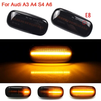 

LED Dynamic Turn Signal Blinker For Audi A3 S3 8P A4 S4 RS4 B6 B7 B8 A6 S6 RS6 C5 Sequential Side Marker Mirror Indicator Light