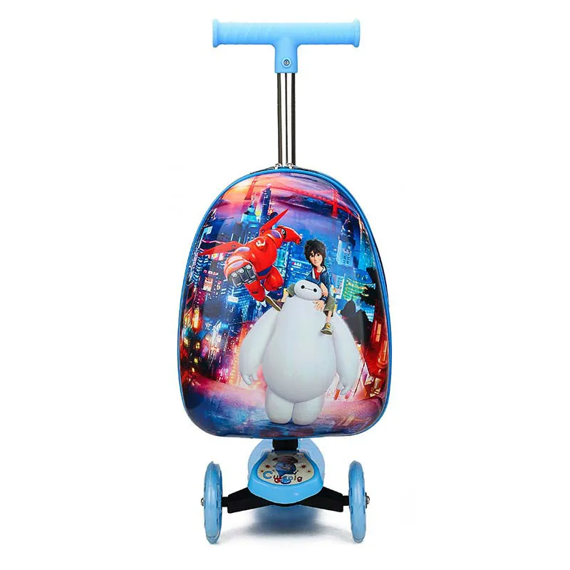 Милый мультяшный Детский скейтборд, чемодан на колесиках, Многофункциональный чемодан для мальчиков и девочек, 18 дюймов, тележка для переноски - Цвет: style 7