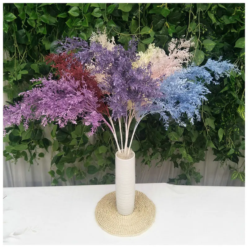 1pc Misty Artificial Flower Fabric Simulation Time Grass Photo Prop Wedding Arrangement Home Party Decorations | Дом и сад