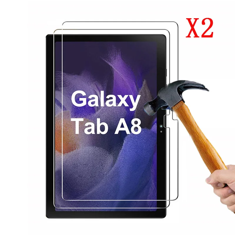 

2Piece Glass Films for Samsung Galaxy Tab A8 10.5 Inch Screen Protector HD Clear Film for Samsung Galaxy Tab A8 2021 Screen Gard