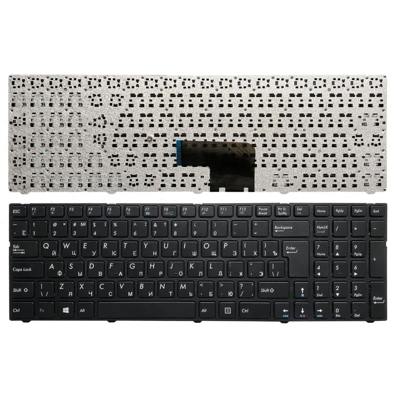 Русская клавиатура для ноутбука Medion Akoya MSI E6237 E7416 P7627 P7628 E6239T P6643 P7631 MD 98873 черная с