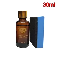 9H жидкое нано керамическое автомобильное стекло покрытие супер гидрофобное против царапин полировка высокое качество автомобиля жидкое керамическое покрытие губка