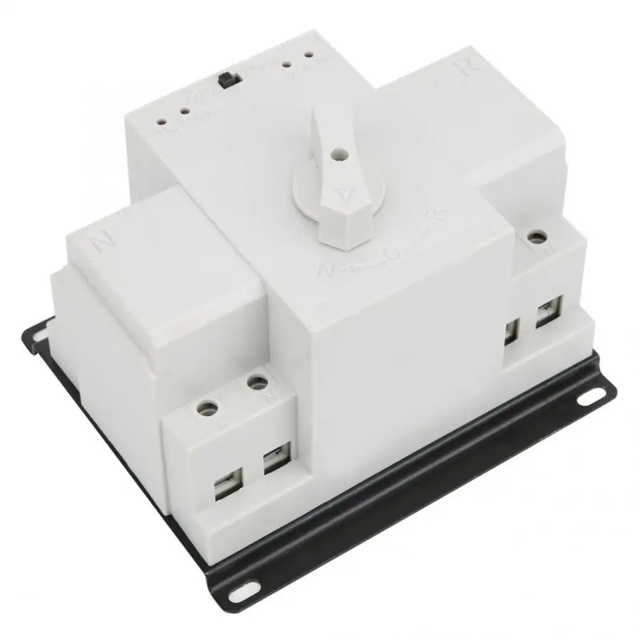 AC 220V 2P 40A Двойной источник питания автоматический переключатель переключения для офисных зданий кнопочный переключатель