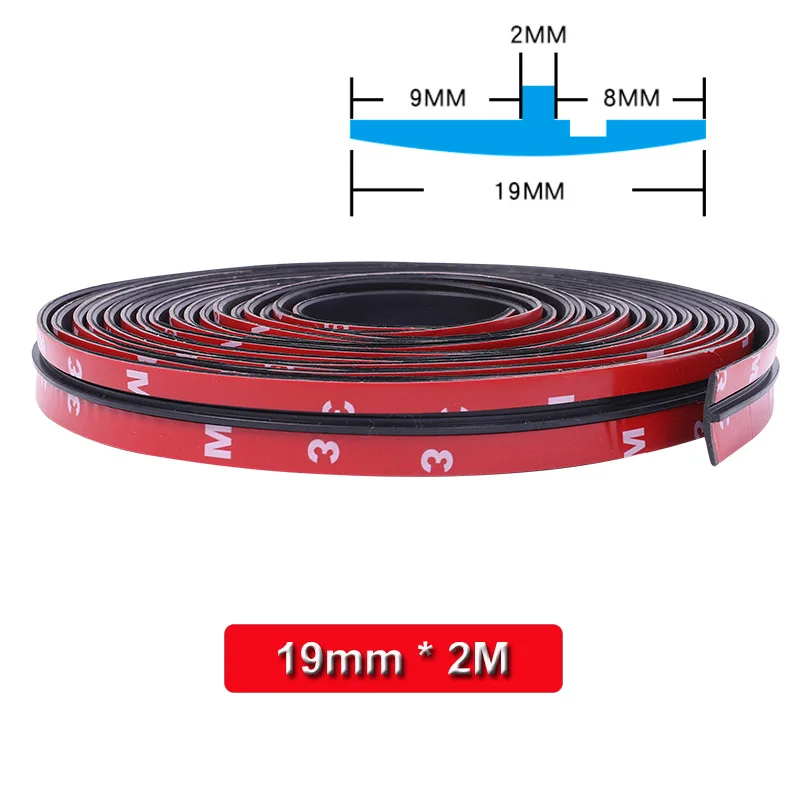 2 м автомобильные резиновые уплотнительные полоски протектор уплотнения стикер оконный край лобовое стекло крыша резиновая уплотнительная полоса шумоизоляция аксессуары