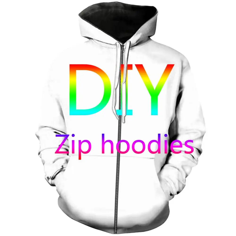 

Tessffel custom made DIY customize Unisex Casual Tracksuit Harajuku 3DfullPrint Zipper/Hoodies/Sweatshirt/Jacket/Mens Womens