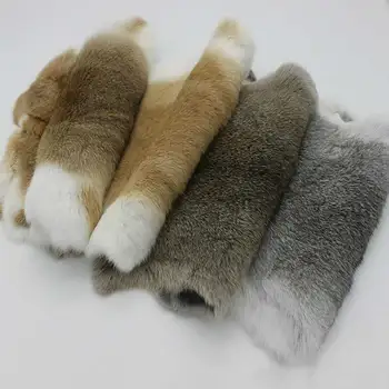 

Whole Piece Nature Real Genuine Rabbit Fur Whole Piece Fluffy Rabbit Leather Fur Home Decoration Clothing Accessories