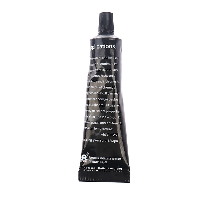 55g K-586 Black Silicone Free-Gasket Waterproof To Oil Resist High Temperature Sealant Repairing Glue images - 6