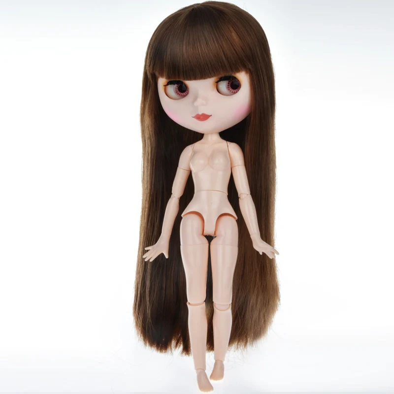 Blyth кукла Blyth матовое лицо матовая белая кожа 1/6 BJD шарнирная кукла пользовательские куклы для девочек подарок для коллекции кукол - Цвет: Matte Face 3-NBL06