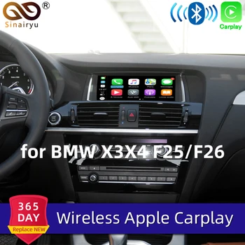 

Sinairyu WIFI Wireless Apple Carplay Retrofit X3 X4 F25 F26 NBT 2013-2016 for BMW support Reverse Camera Waze Spotify