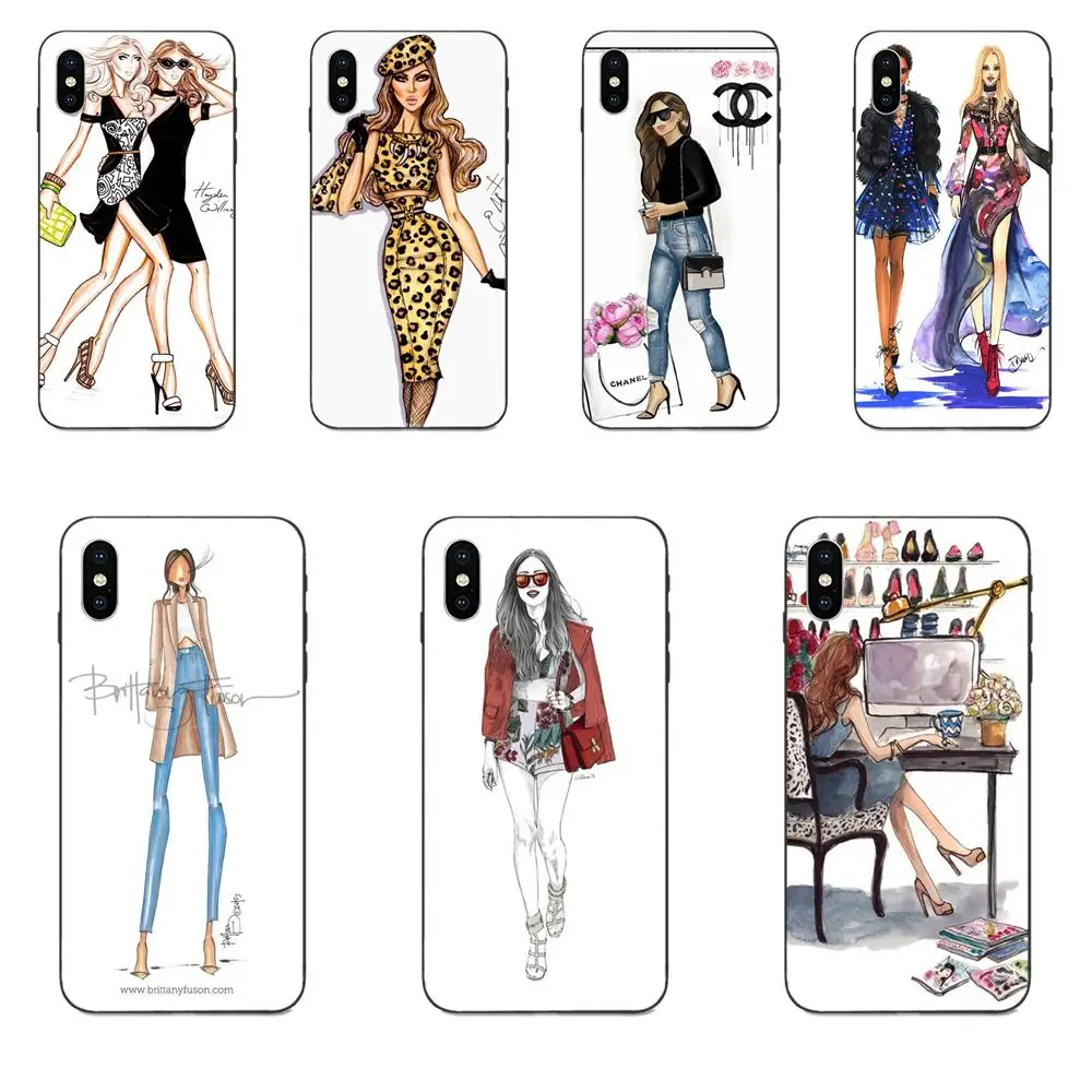 For Xiaomi Redmi Note 3 3S 4 4A 4X 5 5A 6 6A 7 7A K20 Plus Pro S2 Y2 Y3 Soft 2017 New Arrival Fashion Dress Shopping Girl | Мобильные