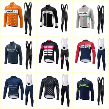 

Clothing-Uniform Cycling-Jersey-Set Bicycle Bike Team MTB Maillot Long-Sleeve