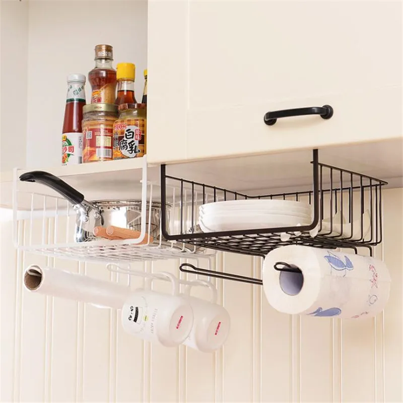 Storage Rack Organizer Cozinha Multifunctional Kitchen Racks Creative Cabinets Hanging Basket Kitchen Room Dorm Organizer Cucina
