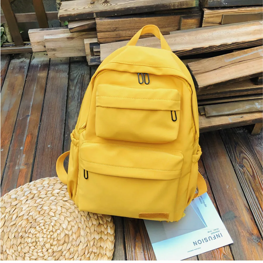 

Hot Waterproof Nylon Backpack for Women Multi Pocket Travel Back pack Female School Bag for Teenage Girls Book Bag Mochilas Sac