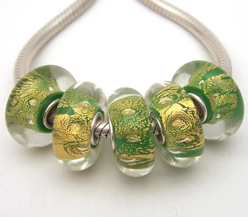 

JGWGT 1979 5X 100% Authenticity S925 Sterling Silver Beads Murano Glass beads Fit European Charms Bracelet diy jewelry Lampwork