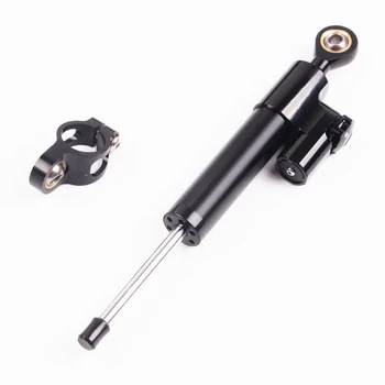 

For Yamaha YZF R1 R6 MT-09 FZ-09 FJR1300 Universal Steering Damper Stabilizer Bracket FBlack
