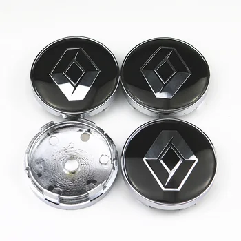 

4pcs/lot 60mm Car Rim Cover Decal Wheel Center Hub Cap Hubcap for Renault Clio Megane Laguna Scenic TwinGo Wheel Emblem Badge