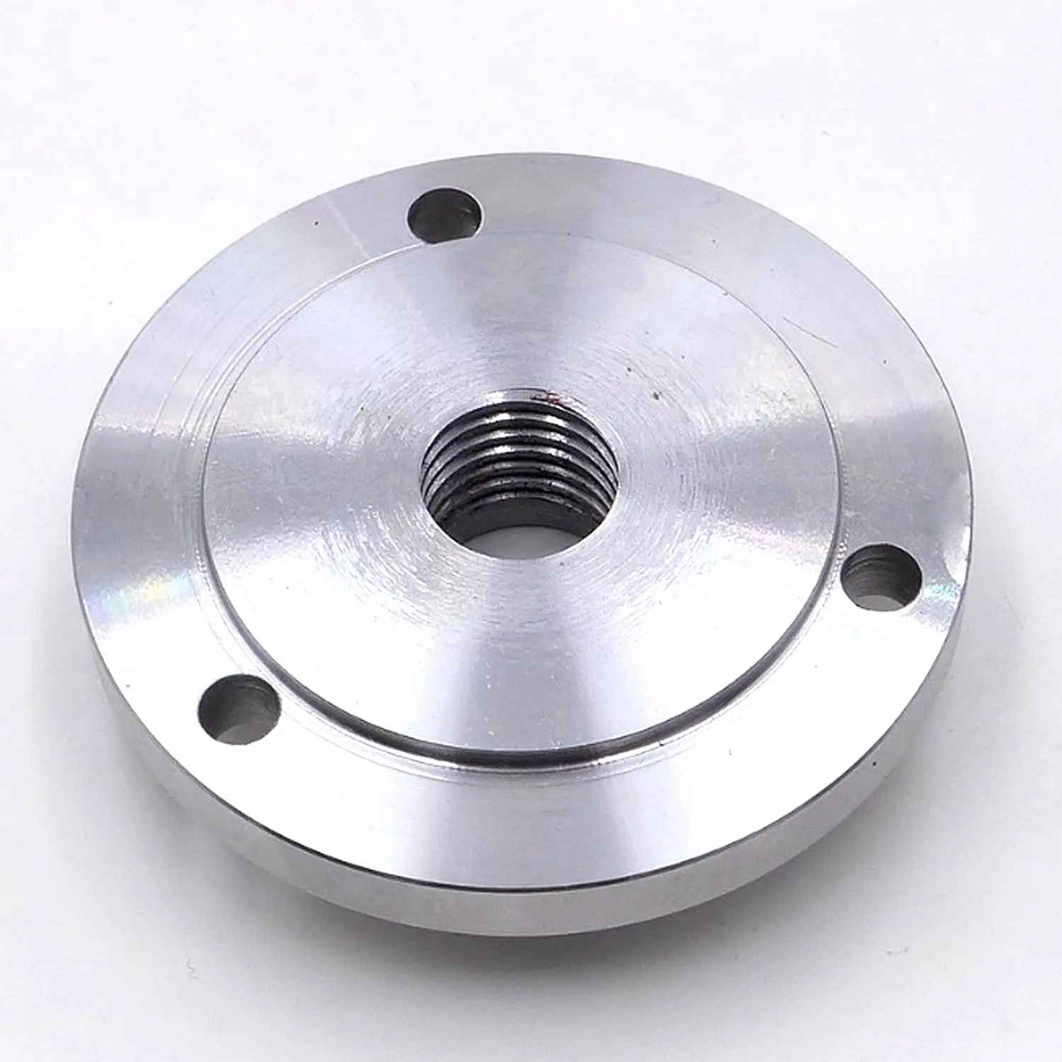 100 mm Back Plate Adaptor with Myford Thread Designed for Rotary Table + T  nuts