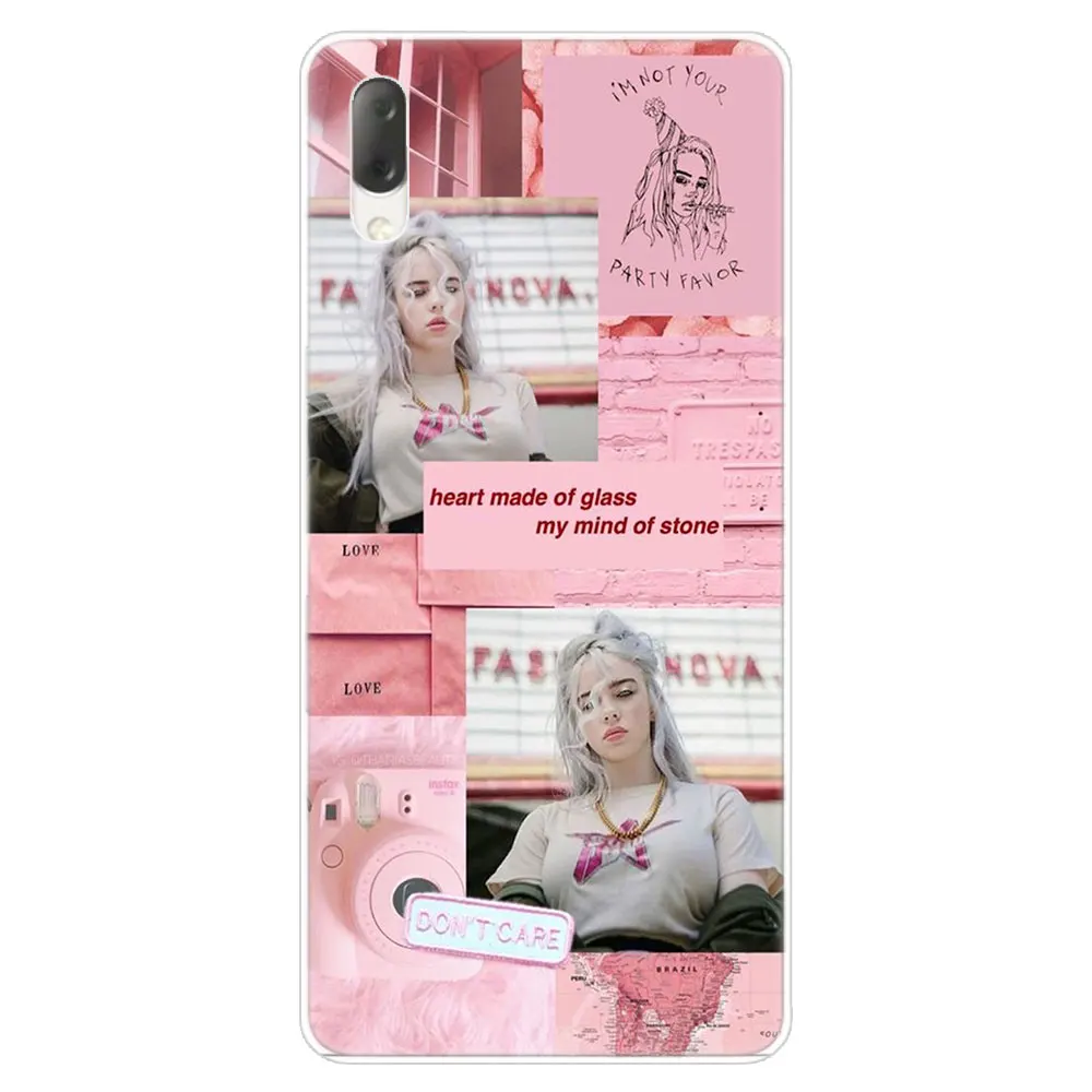 002 Billie Eilish Мода жесткий чехол для Sony Xperia L1 L2 L3 X XA XA1 XA2 XA3 ультра 10 плюс E5 XZ XZ1 XZ2 компактный XZ3 XZ5 2 20 крышка - Цвет: 002