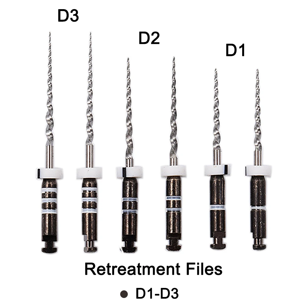 Deatal D1 D2 D3 Endodontic Retreatment Files Niti Super D Rotary Files