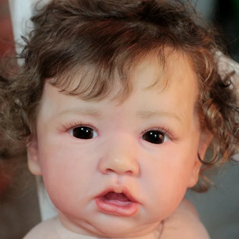 22 дюйма 55 см реалистичные Boneca Reborn Baby Doll Мягкие настоящие сенсорные полностью