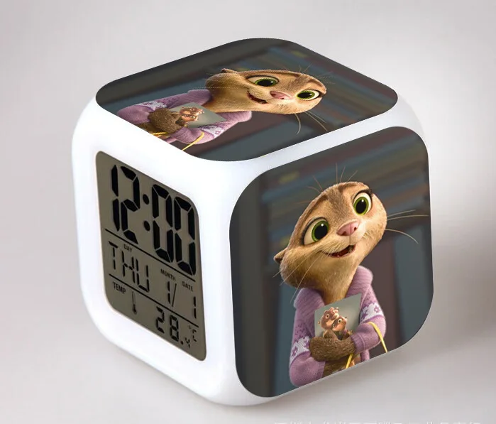Безумный город животных кукла игрушка Zootopia многофункциональный цвет красочные меняющиеся игрушки Детская игрушка сигнализация
