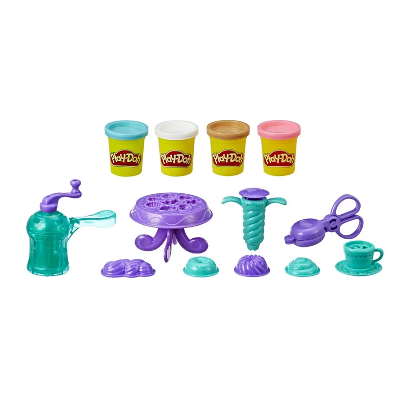 Play Doh Play-Doh цветная глина Творческая кухня серия вкусные пончики комбинация Детский пластилин E3344