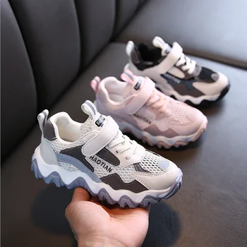 

New Spring Autumn Kids Shoes Breathable Boys Girls Sport Shoes Children Casual Sneakers Baby Running Shoes Mesh Canvas Shoes