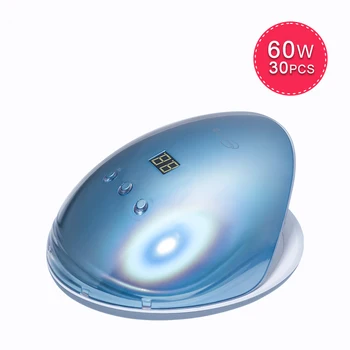 

TP New UV Lamp 60W Nail Dryer 30pcs Leds Manicure Lamp 30/60/99s Timing Nail Art Lamp Curing All Gels For Manicure Pecicure