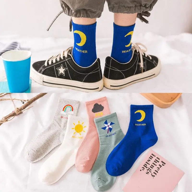 Горячая Распродажа, модные мужские носки из хлопка с персонажами из мультфильмов, повседневные носки унисекс, Harajuku, креативные носки в стиле хип-хоп, счастливый скейтборд