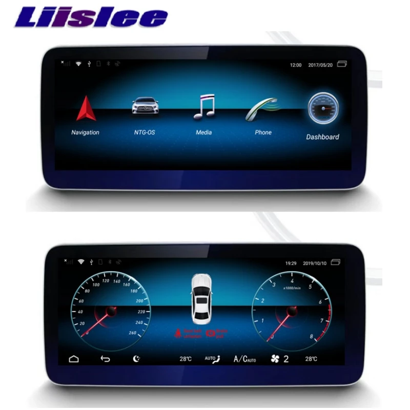 LiisLee Автомобильный мультимедийный gps аудио радио для Mercedes Benz MB GLA класс X156 180 200 250 2013~ NTG навигация NAVI