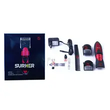 Профессиональная электрическая машинка для стрижки волос, водонепроницаемая машинка для стрижки бороды